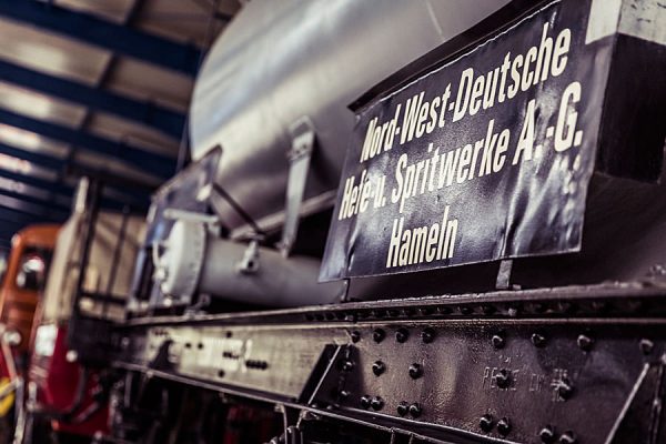 Eisenbahn der Nord-West-Deutschen Hefe- und Spritwerke AG Hameln vom Oldtimer Museum Rügen in Binz OT Prora